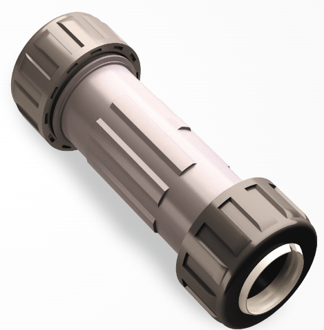 ACOPLE COMP PROF C/TRABA MEC LARGO 1/2" "DUKE