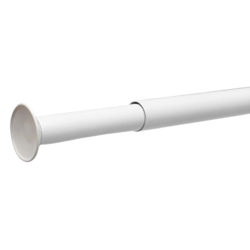 BARRAL P/BAÑO EXTENSIBLE BLANCO DE 1,10 A 2m