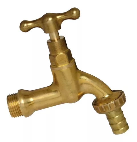 CANILLA BRONCE C/PICO 3/4"