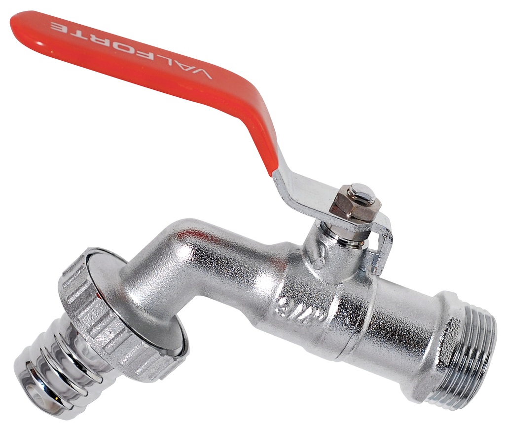 CANILLA METAL REFORZADA ESF. C/PICO 1/2"