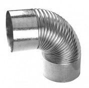 CURVA ZINC HERMETICA 90º x 3"