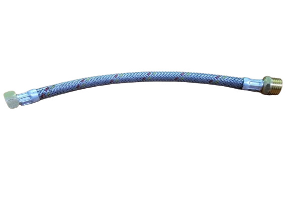 FLEXIBLE MALLADO T/BCE P/GAS  120 CM.
