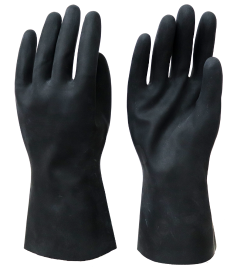 GUANTE LATEX NEGRO Nº10 x 30cm TACOLATEX