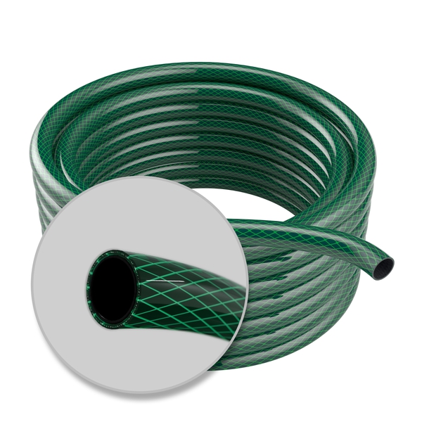 MANGUERA DE RIEGO 3/4" X 25m TRENZADA