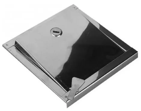 PUERTA LLAVE AGUA DE ACERO 15 x 15