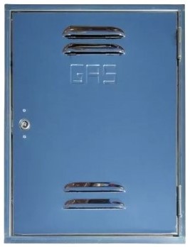 PUERTA NICHO GAS ACERO 45 x 65