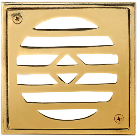 REJILLA BRONCE PULIDO 15X15 "CASAL"