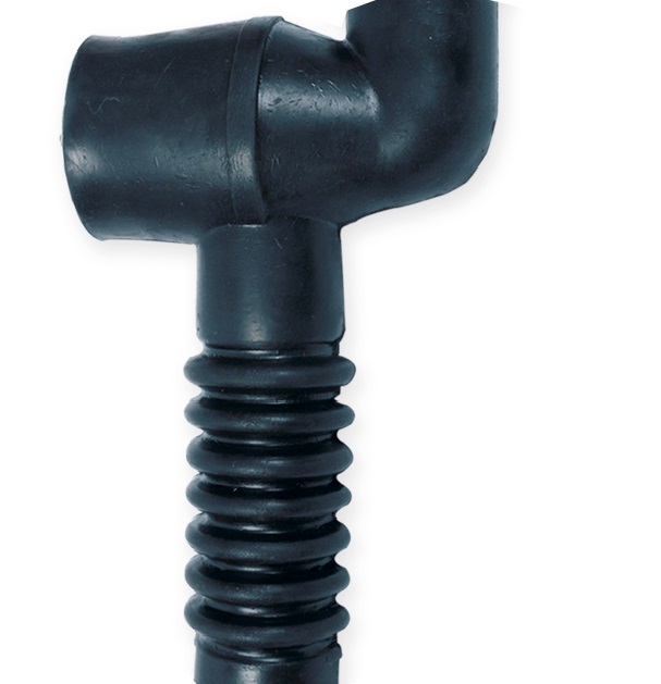 SIFON DE GOMA REPUESTO A CODO