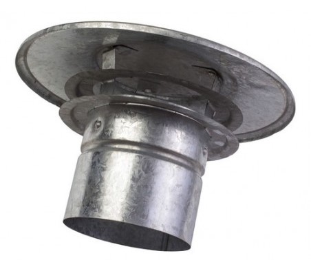 SOMBRERO ZINC 3" C/ 2 AROS REGLAMENTARIO