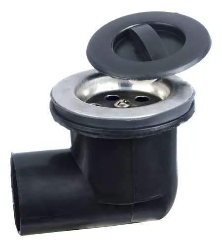 SOPAPA CODO PARA BAÑERA PVC