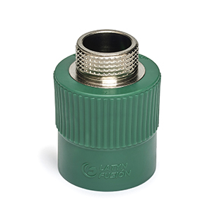TERMOFUSION CUPLA 25mm C/INSERTO 3/4” MACHO