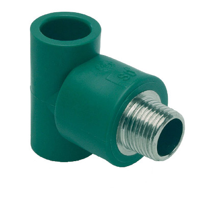 TERMOFUSION TEE 25mm C/INSERTO 3/4” MACHO