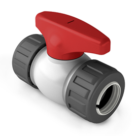 [2379] VALVULA DE UNION DOBLE C/TRABA MEC 3/4" "DUKE