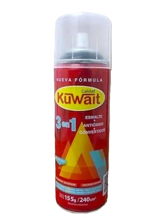 AEROSOL 3 EN 1 NEGRO SATINADO 240cc "KUWAIT"