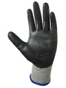 GUANTE ALGODON FORTE BAÑADO EN PU NEGRO