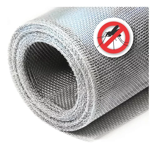 Tejido Mosquitero 1x25mt Aluminio Ref.