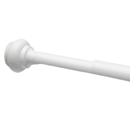 [1382] BARRAL P/BAÑO EXTENSIBLE BLANCO 1,30 A 2m C/BORLA