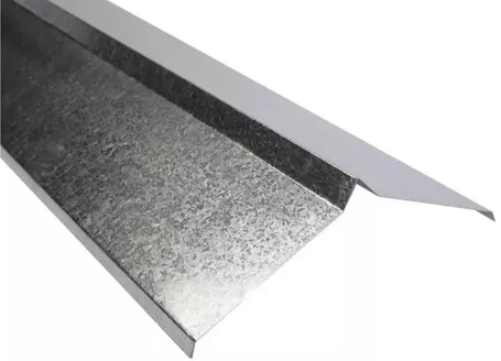 [0028] CABALLETE ZINC 0,33 MTS. C/PESTAÑA C/LOMO 90º