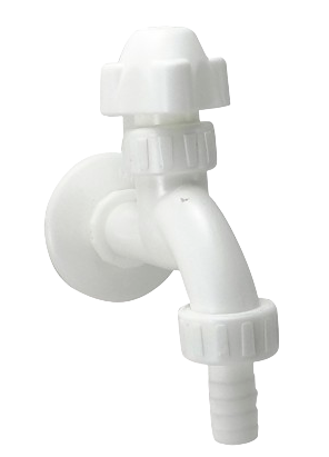 [1645] CANILLA PVC C/CUERITO 3/4" "MEDIO GIRO"