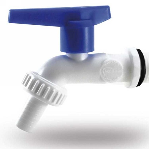 [1483] CANILLA PVC ESF. 1/2" "MEDIO GIRO"