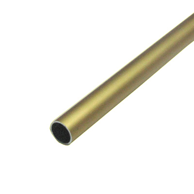[0749] CAÑO P/CORTINA ALUMINIO 1/2" ORO MATE