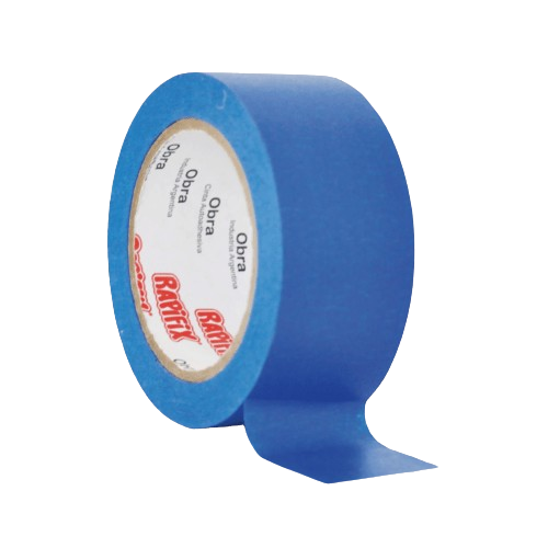 [2075] CINTA PAPEL PINTOR AZUL OBRA 24mm. x40m "RAPIFIX"