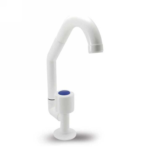 [0131] GRIFO PVC MESADA CURVO ALTO MOV. "MEDIO GIRO"