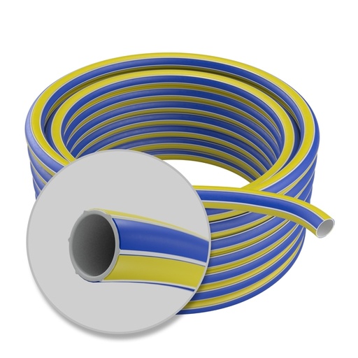 [1607] MANGUERA DE RIEGO LIVIANA 3/4" X 25 MT