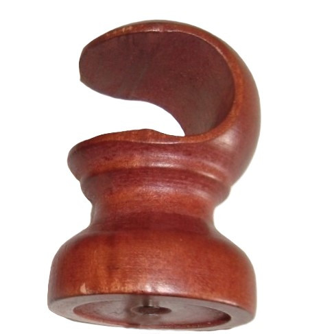 [2140] SOPORTE MADERA P/BARRAL CORTINA 22mm ABIERTO