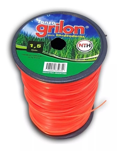 [0481] TANZA P/BORDEADORA CUADRADA "GRILON" 1,50 MM.