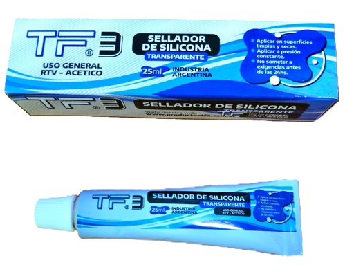 [2459] SILICONA TRANSPARENTE 25ml "TF3"